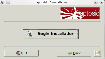 Begin Installtion