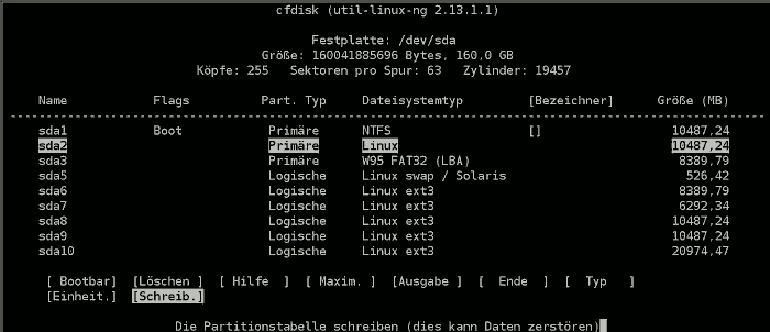 Write the result to disk